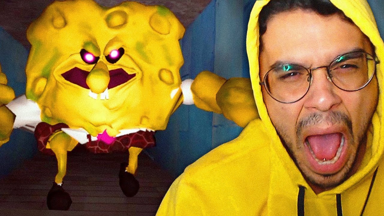 PASSEI MAL NO JOGO DE TERROR DO BOB ESPONJA!