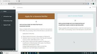 Registration as TVET CDACC Assessor/Verifier