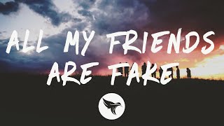 Tate Mcrae - All My Friends Are Fake (Lyrics)