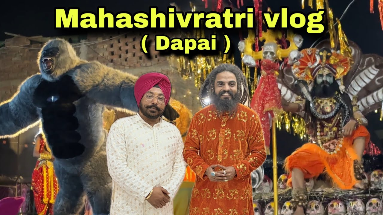 Mahashivratri vlog 15 feb 2026 dapai road team @rudhra_rahul_puri_ji_