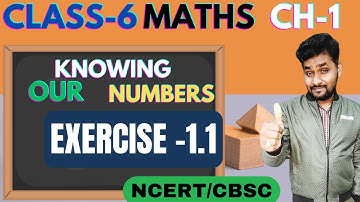 Exercise 1.1 NCERT Solution| Knowing our Number Chapter-1|  Little Champs for by Krishna Singh