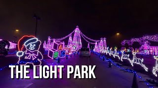 [4K] The Light Park - Holiday Light Drive in Frisco Texas