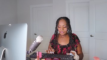 Keyboard Typing ASMR Chewing Gum Sounds