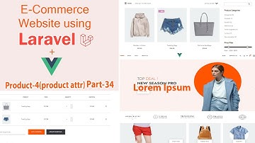 Part 34 |Build an E-commerce website using laravel with vue js | Product -4 (product Attribute)