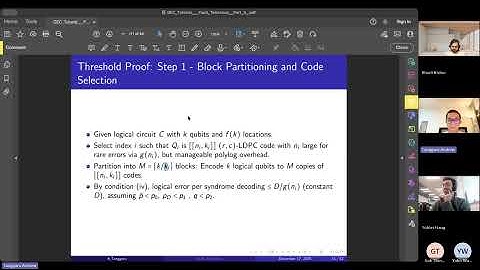 18. Quantum Fault Tolerance III by Andrew Tanggara