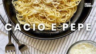 CACIO E PEPE SPAGHETTI Roman Mac and Cheese | OKAY COOKS