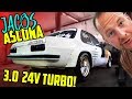 Vorbereitungen für die 1/4 MEILE! - Opel Ascona 3.0 24V TURBO! - Leistung messen!