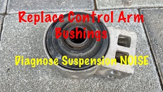 SAAB 93 FRONT CONTROL ARM BUSHINGS, AND FINDING SUSPENSION NOISES
