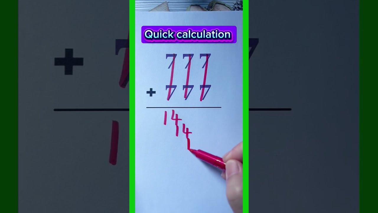Easy Trick To Add 777 Without Confusion Maths Mathtricks Education Foryou