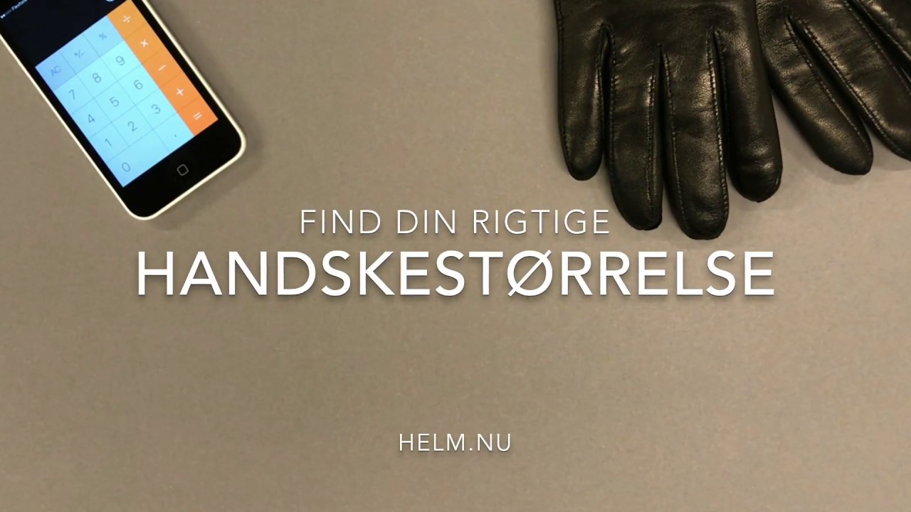 egetræ international Mentalt Guide: Sådan finder du den rette handskestørrelse - Helm