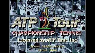 ATP Tour Championship Tennis | intro sega mega drive (genesis). #retrogaming #sega #segamegadrive