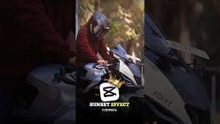 capcut sunset effect tutorial 🔥✅💯#kpop #capcut #capcuttutorial #shorts #shortsfeed #edit