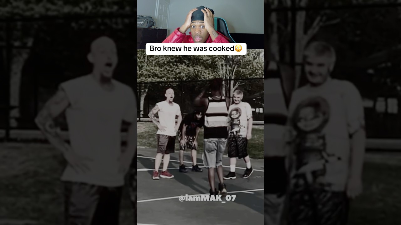 Be put his hands over his head😭 