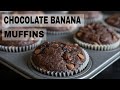 Moist Chocolate Banana Muffins Recipe | How to Make Chocolate Banana Muffins