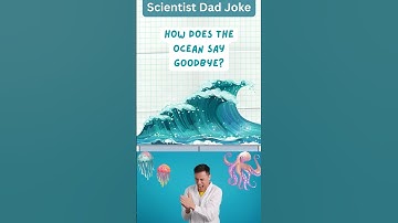 How does the ocean say goodbye? #funny #comedy #dadjokes #jokes #memes #laughing #laugh #lol #viral