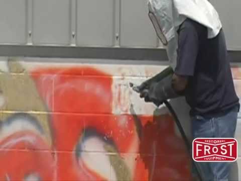 Graffiti Removal with an Eastwood Soda Blaster