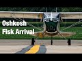 Fisk Arrival Oshkosh 2017 in a Cessna 170