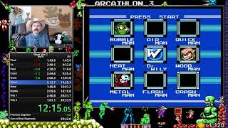 Mega Man 2 NES (any% normal) speedrun in 30:10 by Arcus