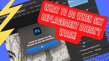 Photoshop Sky Replacement Doesn