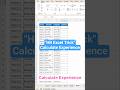 Learn how to calculate years of experience in Excel | #excel #exceltips #exceltricks #shorts