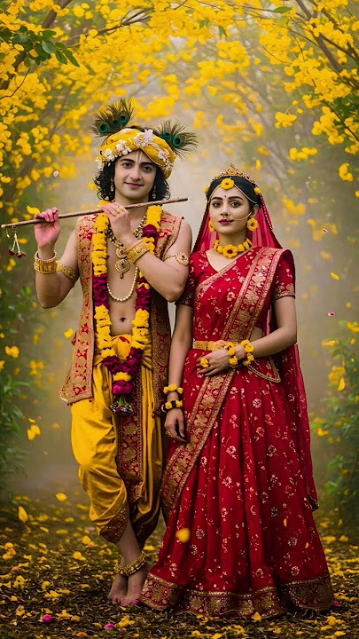 cute Radha Krishna photo