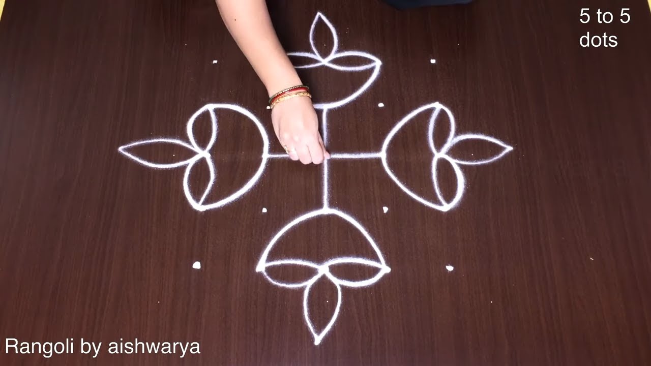 Festival Muggulu Pooja Kolam Design