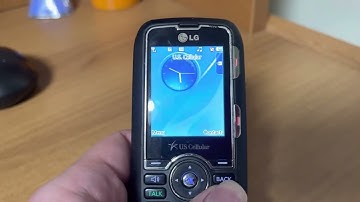 U.S. Cellular LG RUMOR UX260 Startup, Shutdown, and Slider Tone