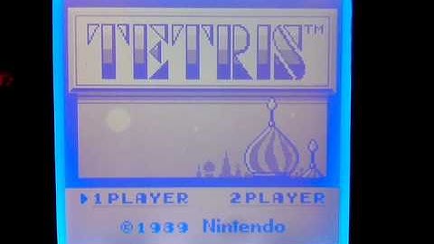 Original DMG Game Boy with biverted screen and backlight