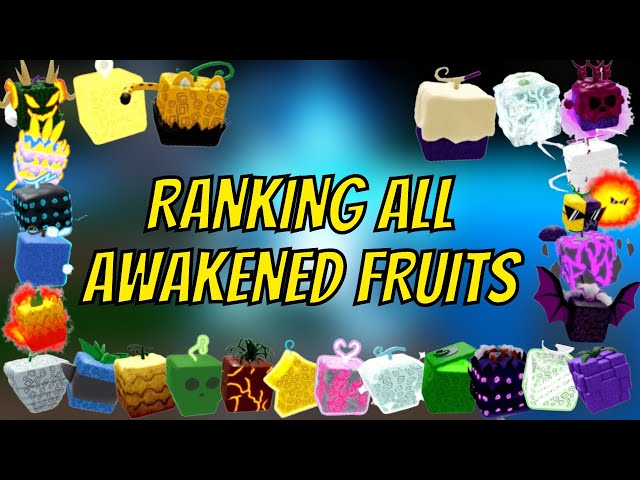 Unawakened Fruits Tierlist (ONLY FRUITS WITH AWAKENING) Blox Fruits #b