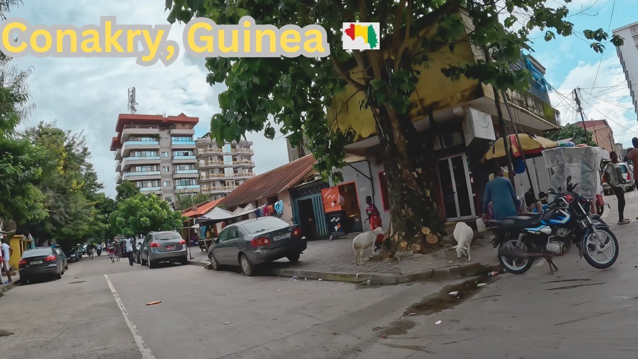 Conakry, Guinea, City walking tour