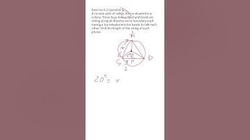 Class 9 Maths Circles | Ex 9.2 Q6 | Triangle Inside a Circle | Equal Distance Puzzle Explained