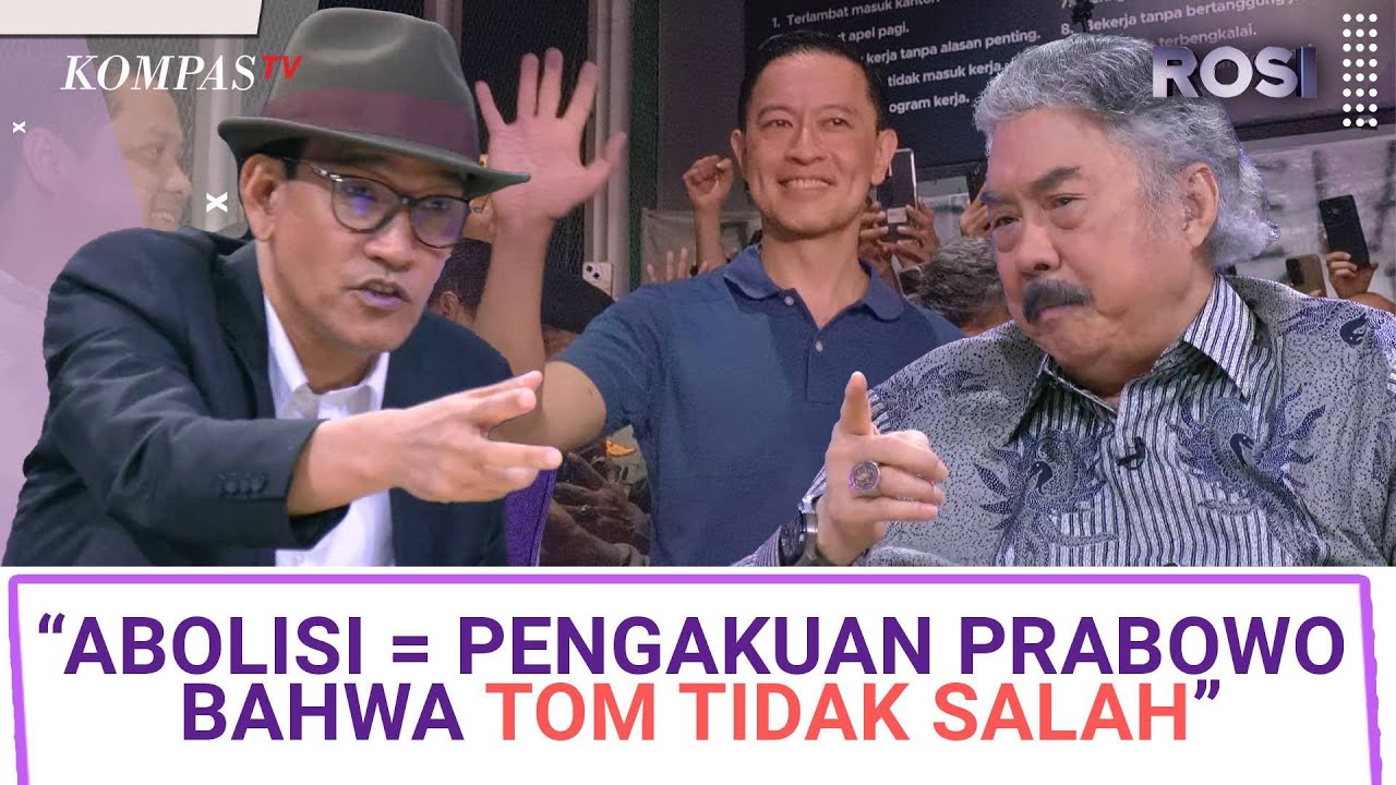 Refly Harun Sebut Peradilan Sesat di Kasus Tom Lembong, Gayus Lumbuun Tak Sepakat | ROSI