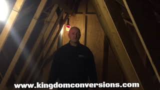 W Fink truss ultimate office rooms.