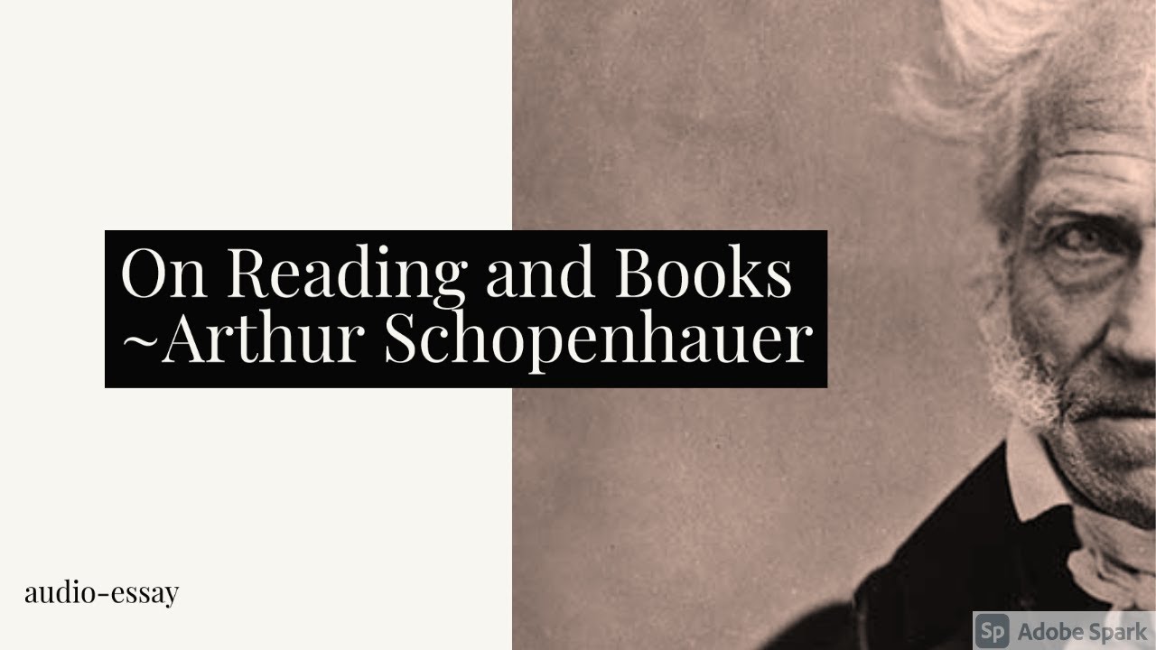 schopenhauer essay on reading