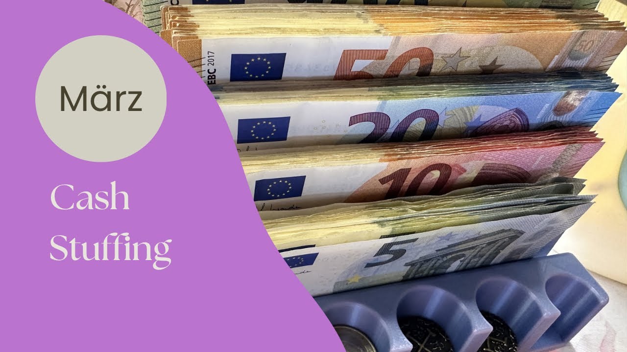 Cash Envelope Stuffing für März #budgeting #umschlagmethodegeldsparen #cashstuffing 