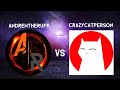 Andrewtheruff vs crazycatperson battlegrounds master tournament