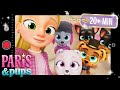 Loves it! Sliving with Paris Star and Her Cute Dog DJs 🎧 Cartoons for Kids 🐶 Paris & Pups
