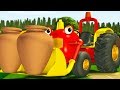 Tracteur tom  le jardin fleuri  dessin anime pour enfants  tracteur pour enfants