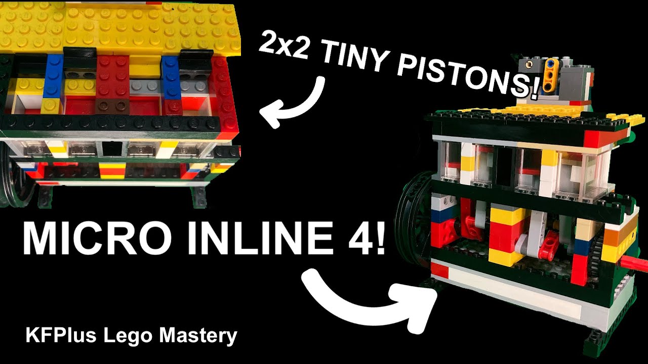 MICRO Inline 4 Lego Vacuum Engine