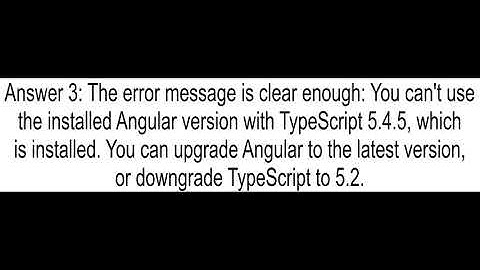 Error Emit attempted before Angular Webpack plugin initialization on npm start