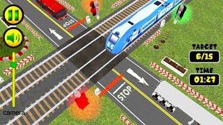 Railroad Crossing Fun Mania Train Simulator 3D (Level 1&2) screenshot 5