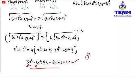 By using Geogebra finding equation of locus of a point problem-3
