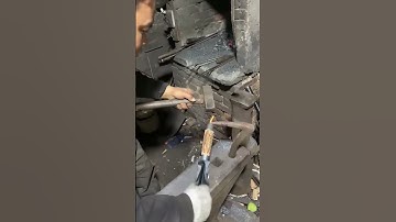 Hot forming process of the sword handle hook