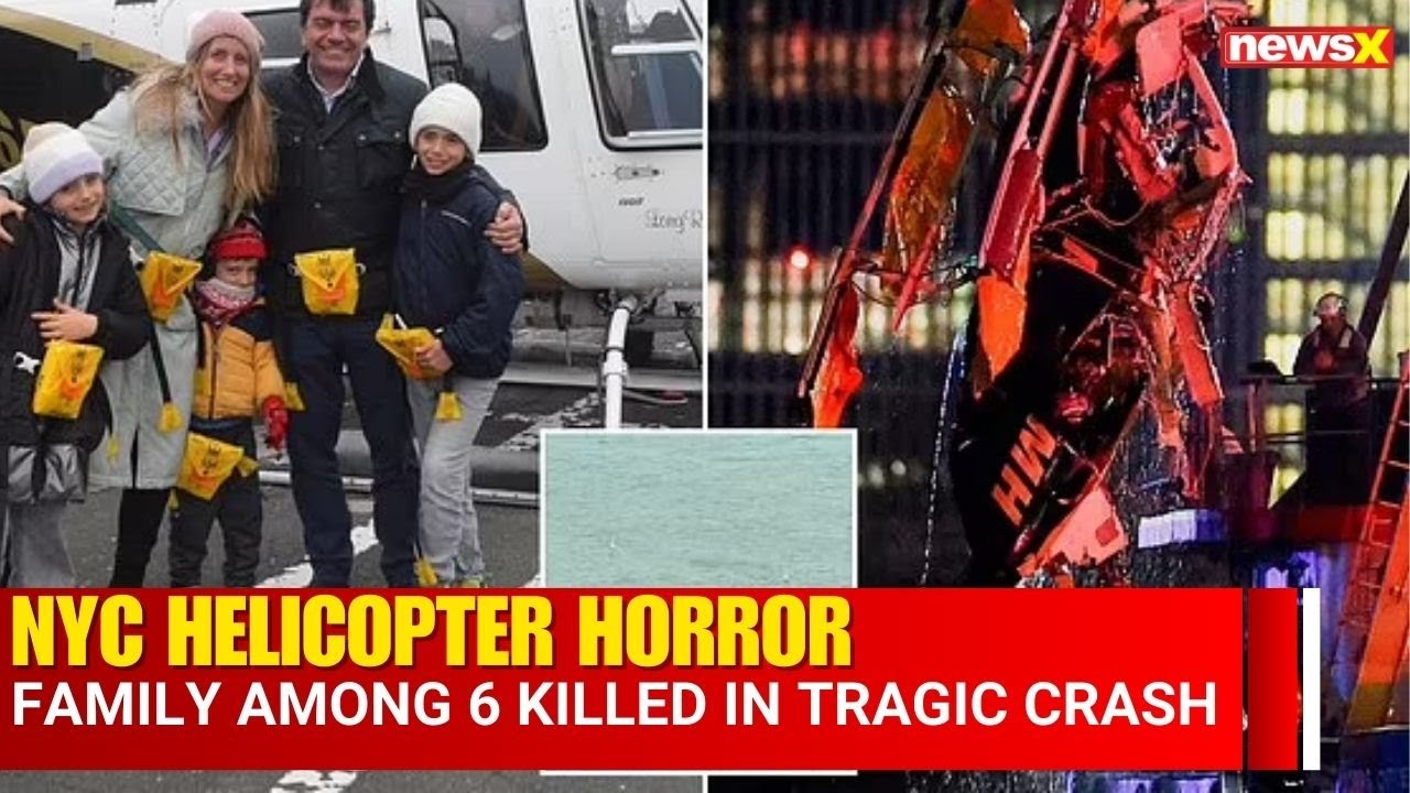Tourist Helicopter Crashes in NYC’s Hudson River, 6 Dead Including 3 ...