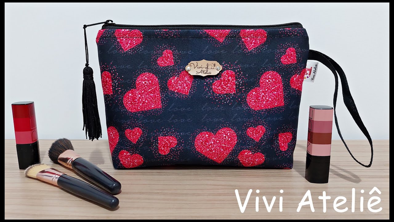 Nécessaire Trapézio | Passo a Passo | Vivi Ateliê