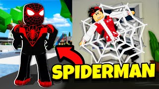 I Became SPIDERMAN in Roblox Brookhaven RP!