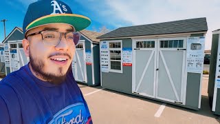 Building The GREATEST Storage Shed From Nothing