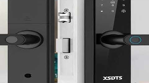 Tuya Wifi Electronic Smart Door Lock With Biometric Fingerprint / Smart Card / Password / Key Unlock