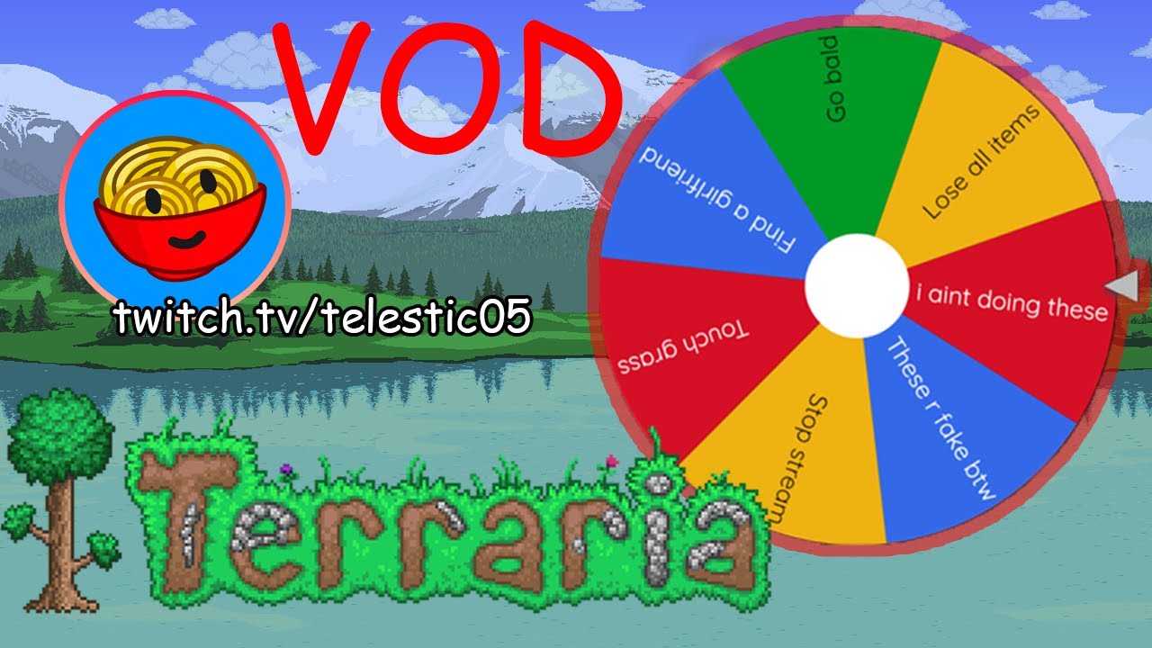 Terraria Part 1 Everytime I die, I spin the wheel! YouTube