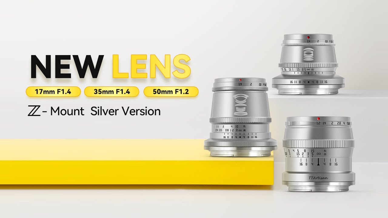 TTArtisan 35 mm f1.4、50mm f1.2、17mm f1.4 TTArtisan 17mm f/1.4, 35mm f/1.4 & 50mm f/1.2 Lenses on Fuji X-H2